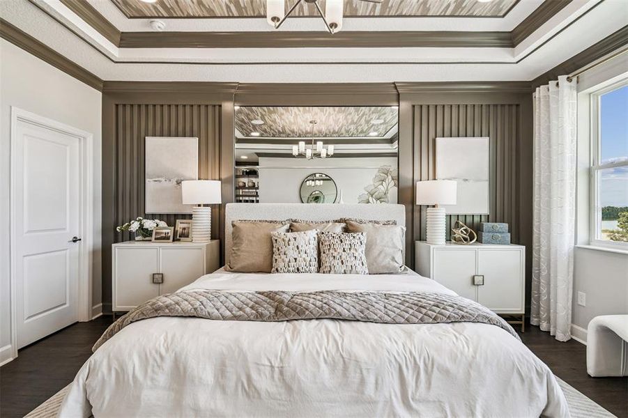 Furnished interior view inside a new home in Lake Star at Ovation, Winter Garden (Image 10).