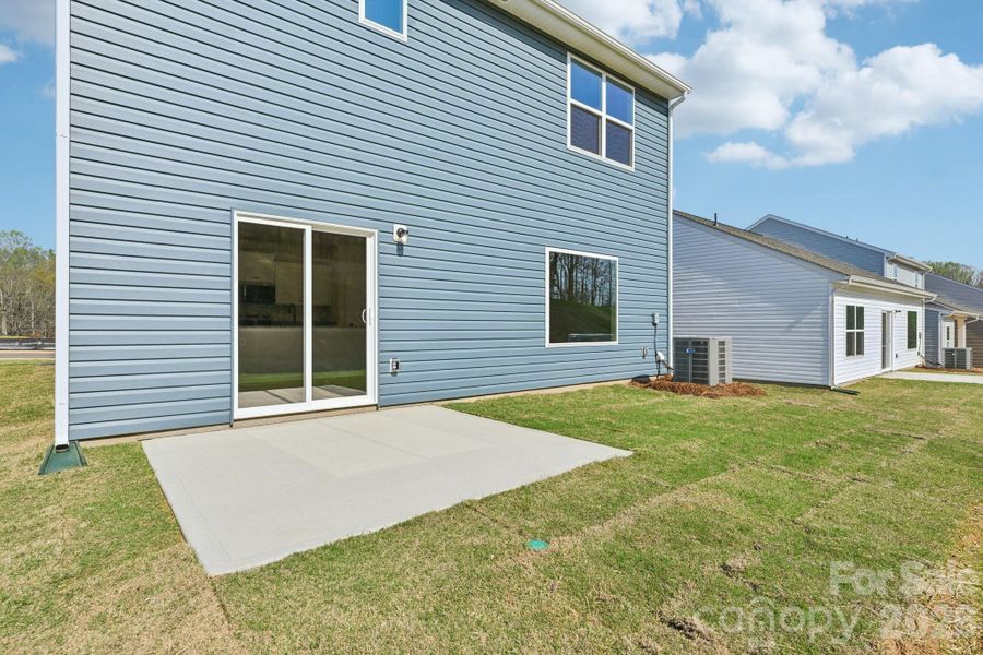 Exterior details and patio area of a home in Willow Estates, Shelby (Image 24).