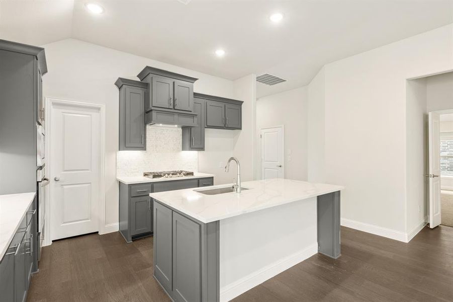 Furnished interior view inside a new home in Legacy Ranch Classic 55, Melissa (Image 14). Furnished interior view inside a new home in Legacy Ranch Classic 55, Melissa (Image 14).