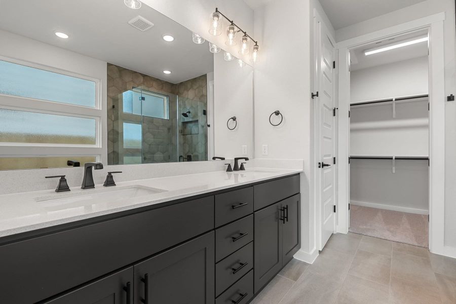 Furnished interior view inside a new home in Lagos Reserve, Manor (Image 15).