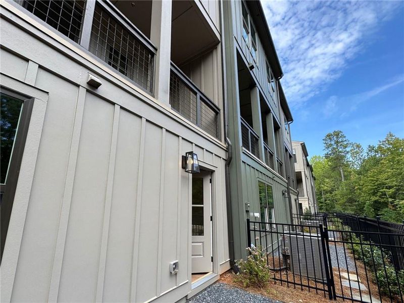 Front exterior of a new home in , Alpharetta, GA, highlighting curb appeal (Image 14). Front exterior of a new home in , Alpharetta, GA, highlighting curb appeal (Image 14).