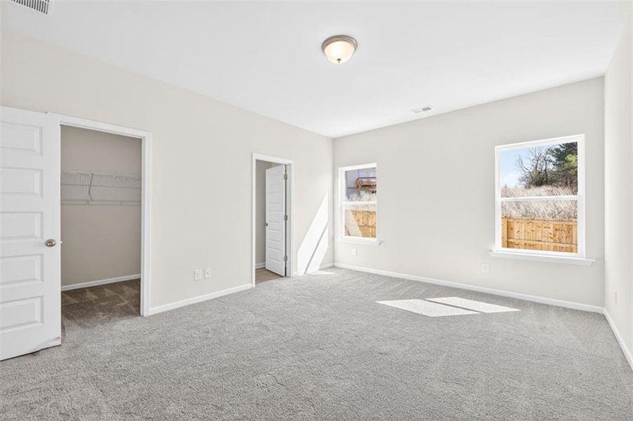 Spacious, unfurnished interior of a new home in Fuller Station, Loganville (Image 23). Spacious, unfurnished interior of a new home in Fuller Station, Loganville (Image 23).