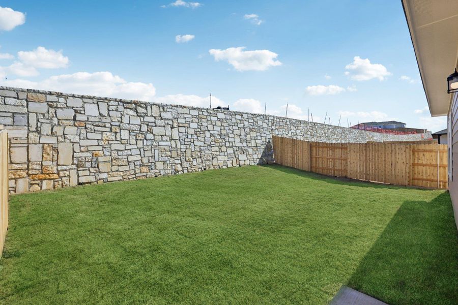 Private Backyard of Home