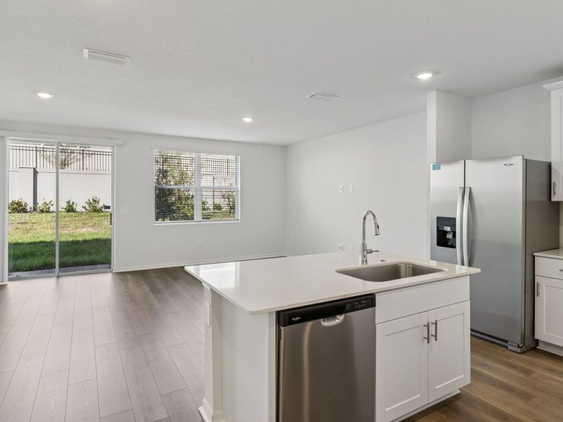 Furnished interior view inside a new home in Cagan Crossings West, Clermont (Image 4).