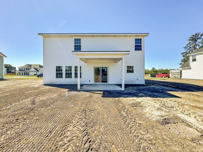 Exterior details and patio area of a home in Tibet Road at Sassafras, Allenhurst (Image 3).
