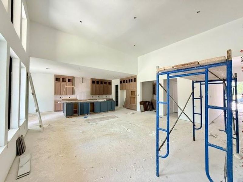 In-progress construction of a new home in Butlers Bend Estates, Pinehurst, TX (Image 8).