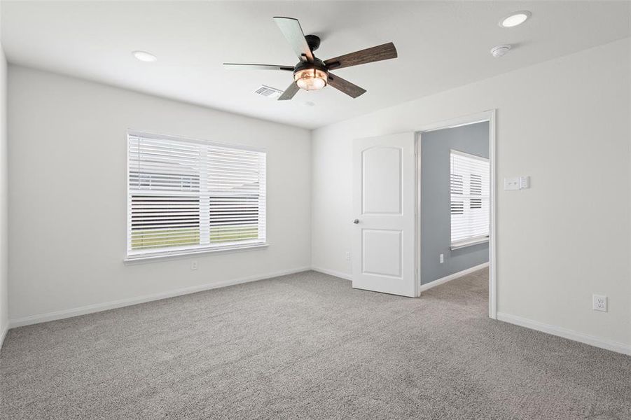 Large primary bedroom Large primary bedroom