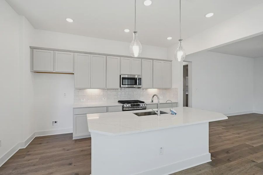 Furnished interior view inside a new home in Stillwater Ranch, San Antonio (Image 7).