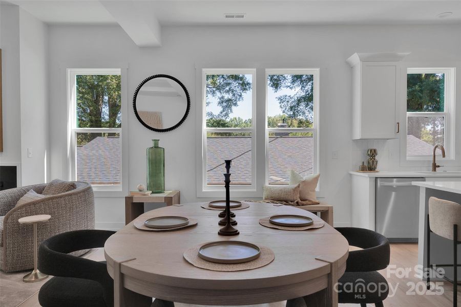 Furnished interior view inside a new home in , Charlotte (Image 14). Furnished interior view inside a new home in , Charlotte (Image 14).