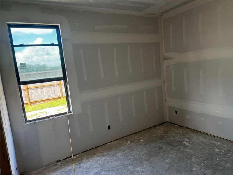 Actual progress of your home.