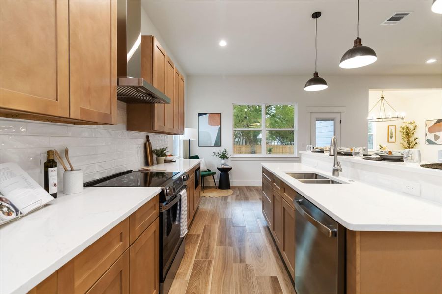 Furnished interior view inside a new home in , Wimberley (Image 9). Furnished interior view inside a new home in , Wimberley (Image 9).