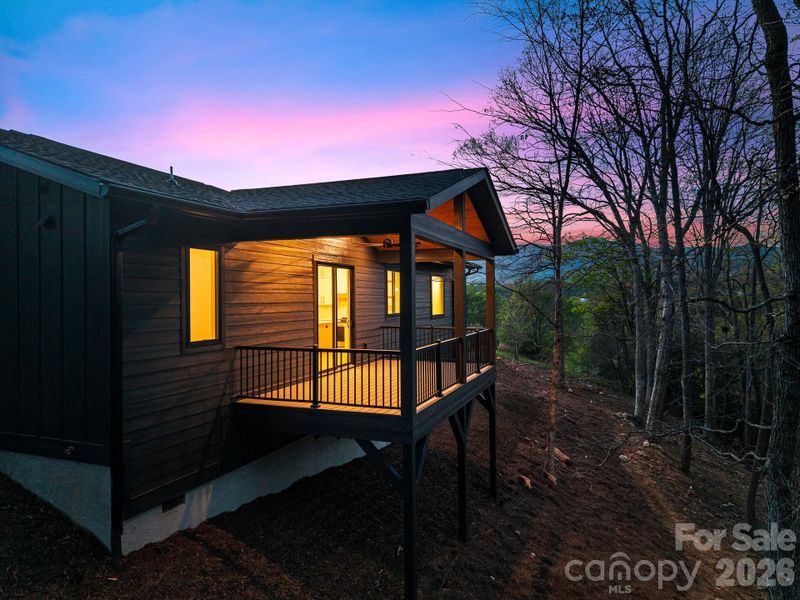 virtually staged sunset