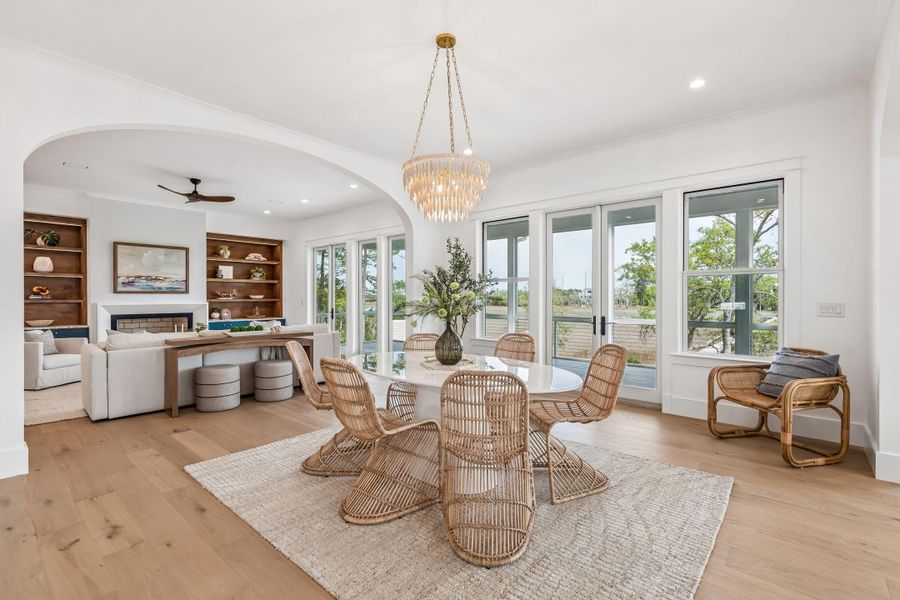 Furnished interior view inside a new home in , Johns Island (Image 56).