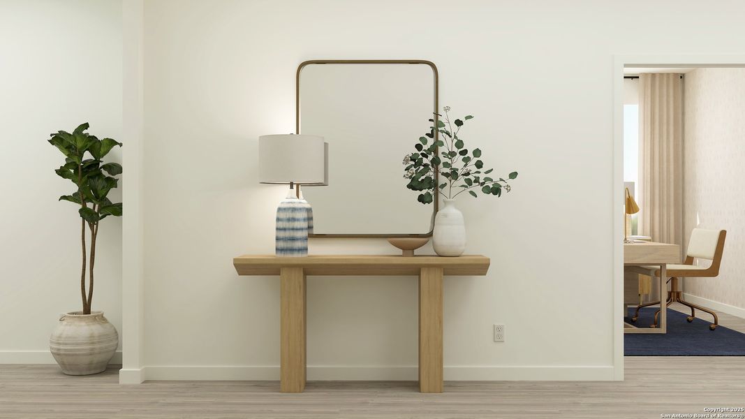 Furnished interior view inside a new home in Voss Farms, New Braunfels (Image 15).