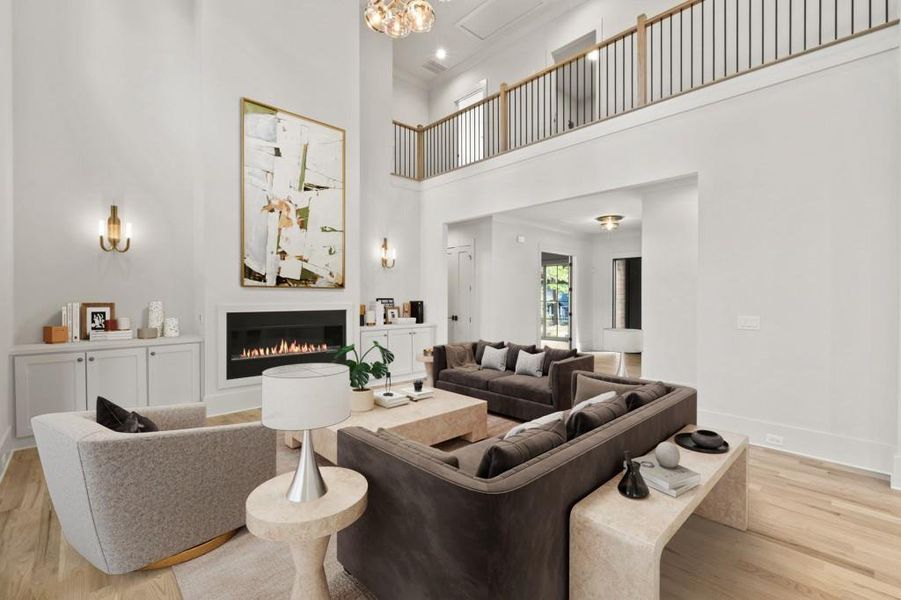 Furnished interior view inside a new home in , Marietta (Image 6). Furnished interior view inside a new home in , Marietta (Image 6).