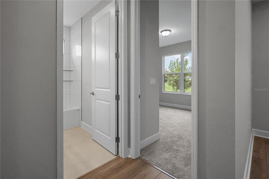 Spacious, unfurnished interior of a new home in Cresswind at Hammock Oaks, Lady Lake (Image 22). Spacious, unfurnished interior of a new home in Cresswind at Hammock Oaks, Lady Lake (Image 22).