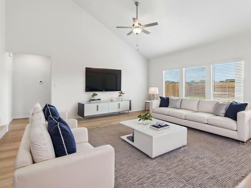 Furnished interior view inside a new home in Stella Hills, Denton (Image 5).