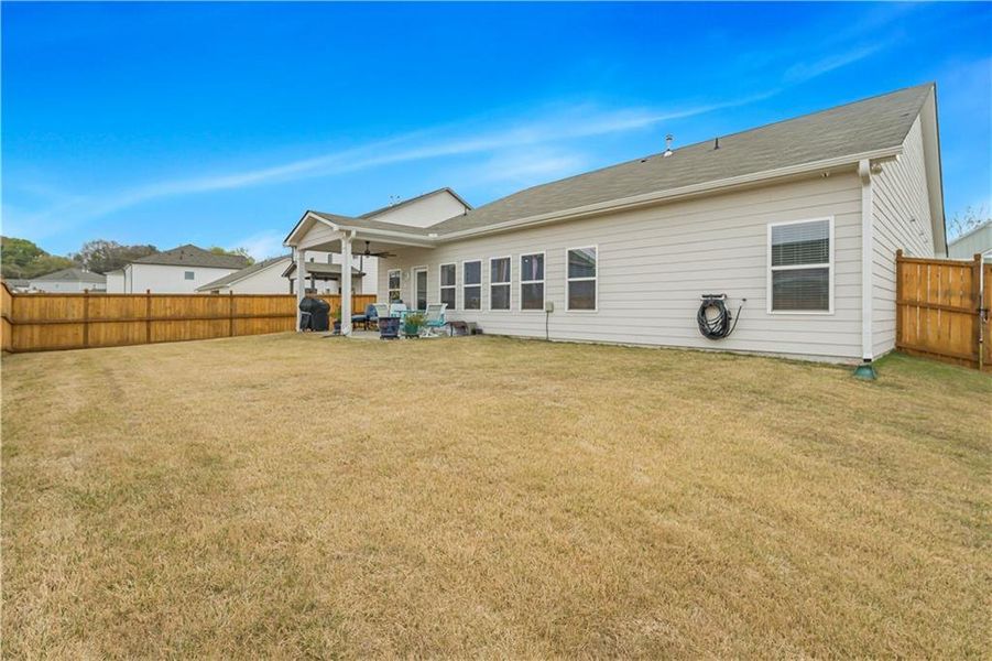 Exterior details and patio area of a home in , Cartersville (Image 4).
