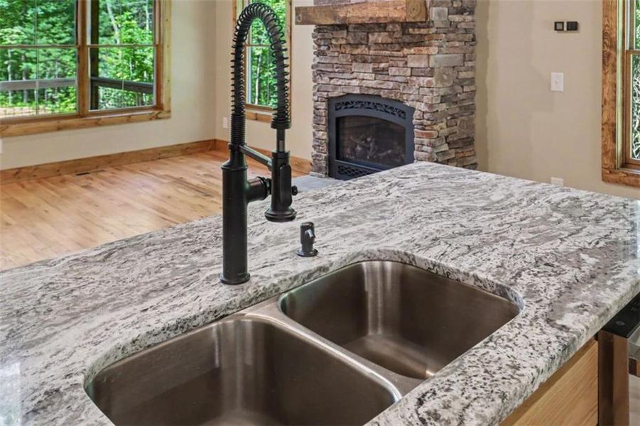 Close-up of interior finishes inside a home in , Blairsville (Image 19).