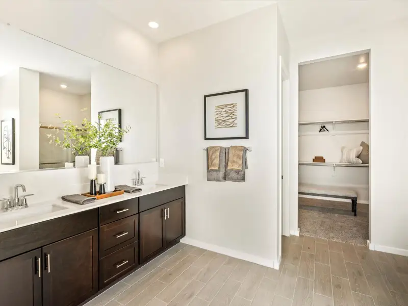 Furnished interior view inside a new home in Mountain View Estates Signature Series, Buckeye (Image 6). Furnished interior view inside a new home in Mountain View Estates Signature Series, Buckeye (Image 6).