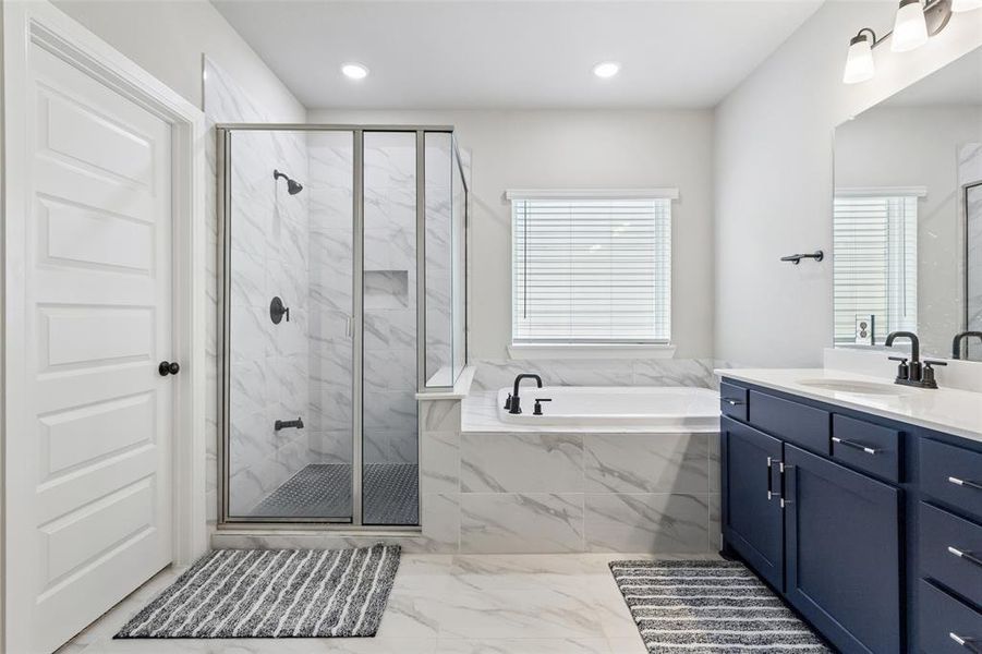 Furnished interior view inside a new home in , Argyle (Image 9).
