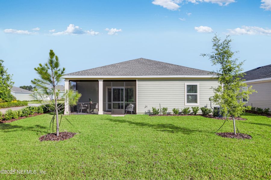 Exterior details and patio area of a home in Trailmark, St. Augustine (Image 2).