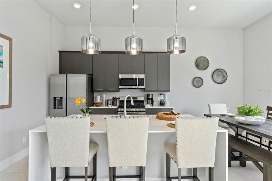 Furnished interior view inside a new home in , Kissimmee (Image 11).