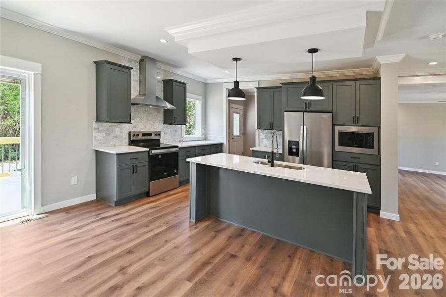 Furnished interior view inside a new home in , Morganton (Image 8).