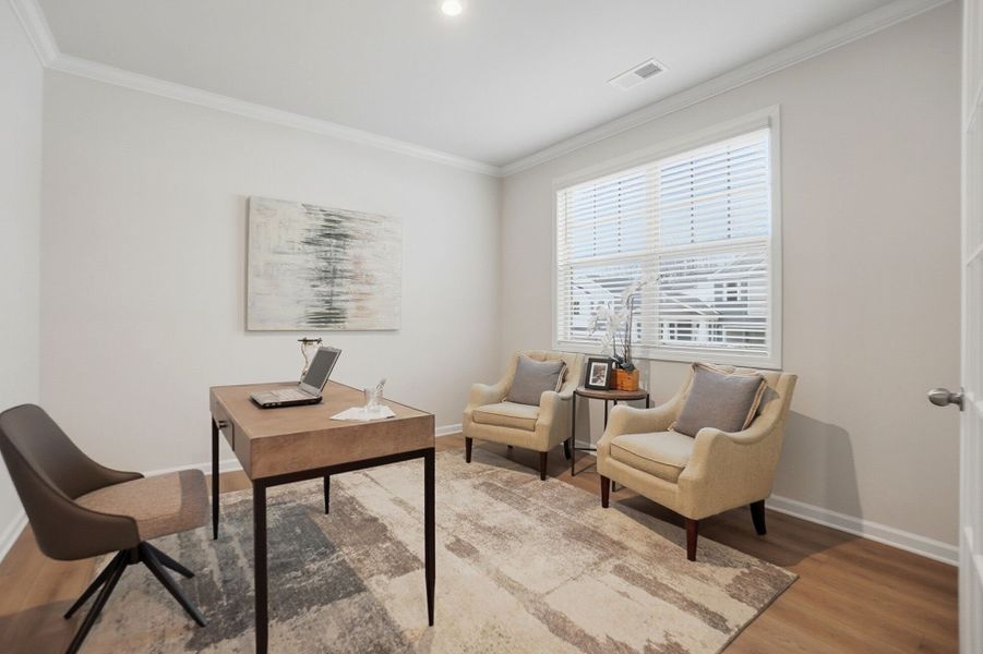 Furnished interior view inside a new home in Roseshire Chase, Huntersville (Image 26).