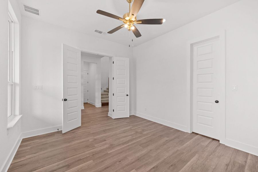 French doors in Study