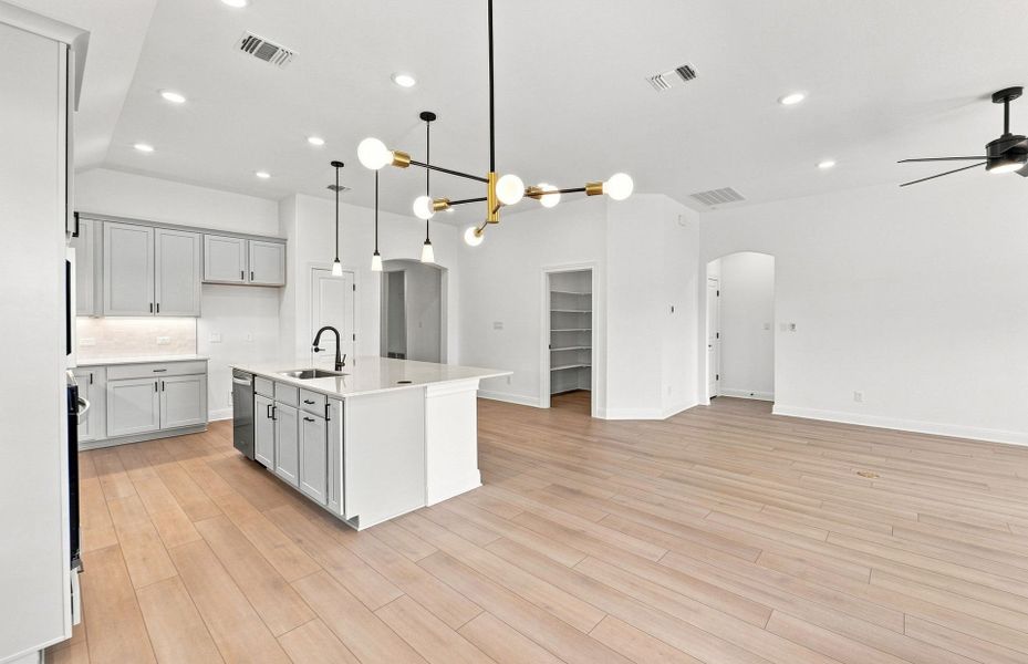 Furnished interior view inside a new home in Crescent Bluff, Georgetown (Image 5).