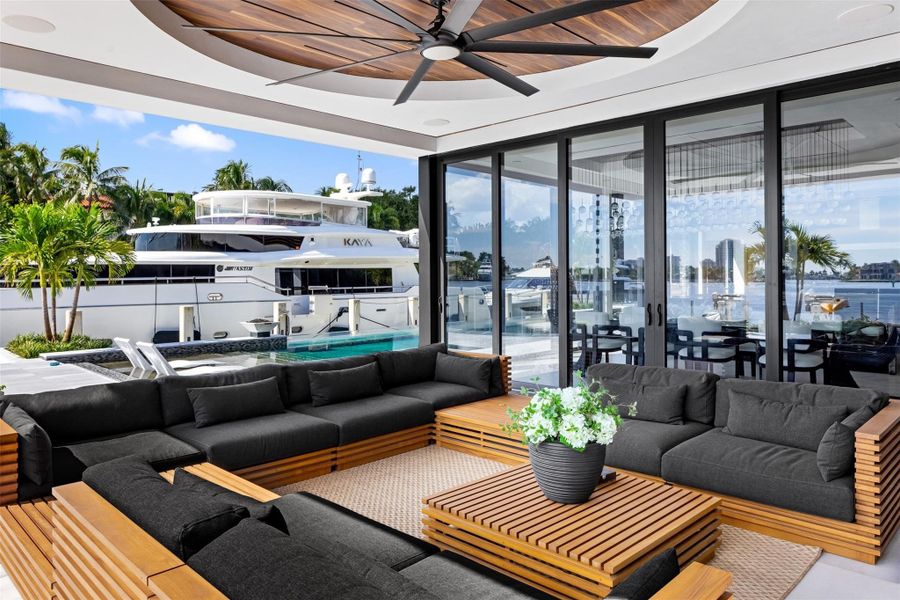 Furnished interior view inside a new home in , Fort Lauderdale (Image 3).
