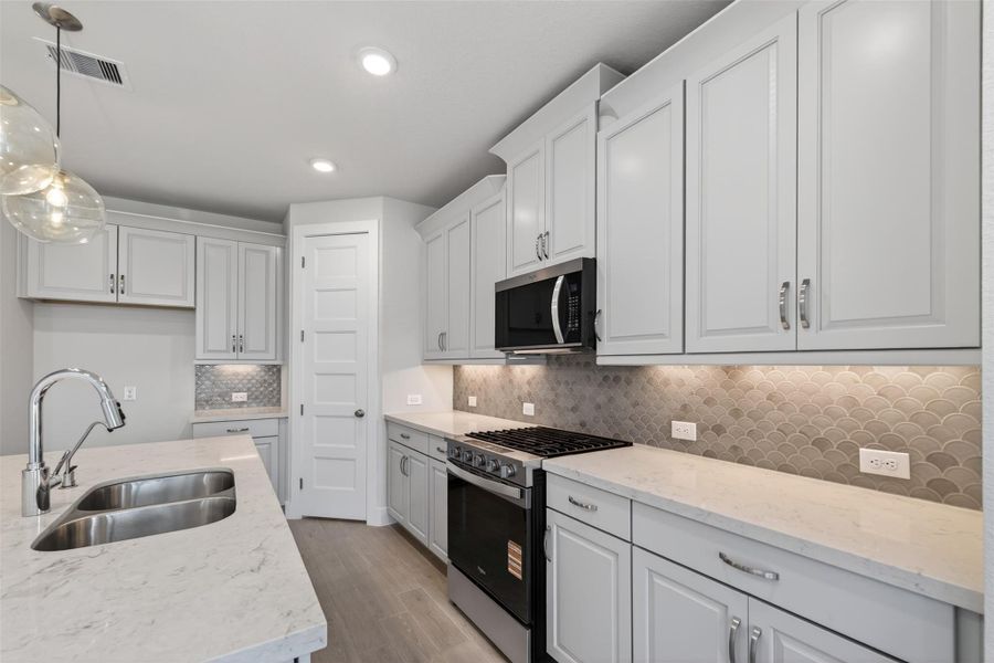 Furnished interior view inside a new home in , Richmond (Image 11). Furnished interior view inside a new home in , Richmond (Image 11).