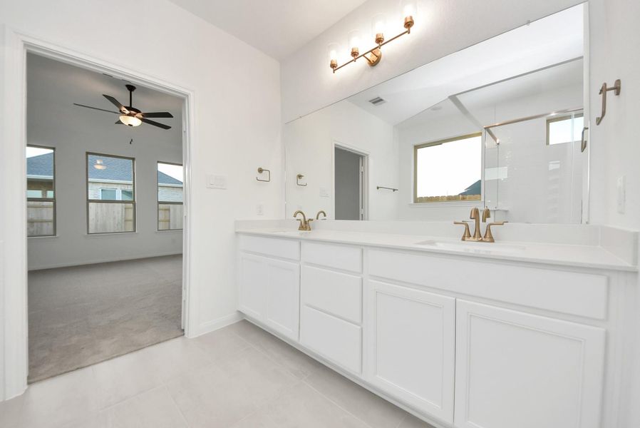 Furnished interior view inside a new home in Elyson, Katy (Image 9).