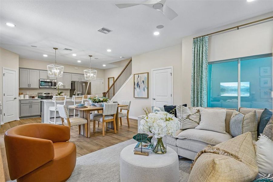 Furnished interior view inside a new home in The Brooke, Brandon (Image 5).
