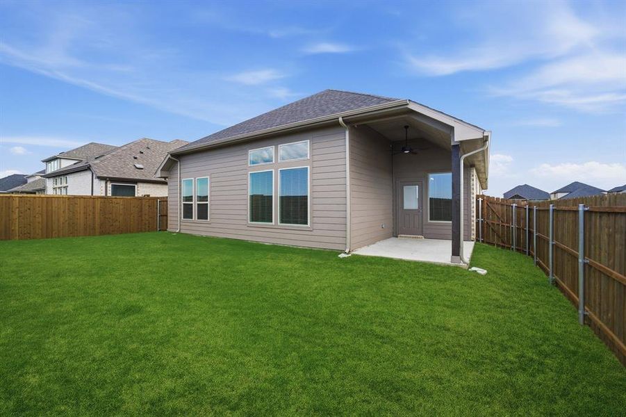 Exterior details and patio area of a home in Westridge, McKinney (Image 18).