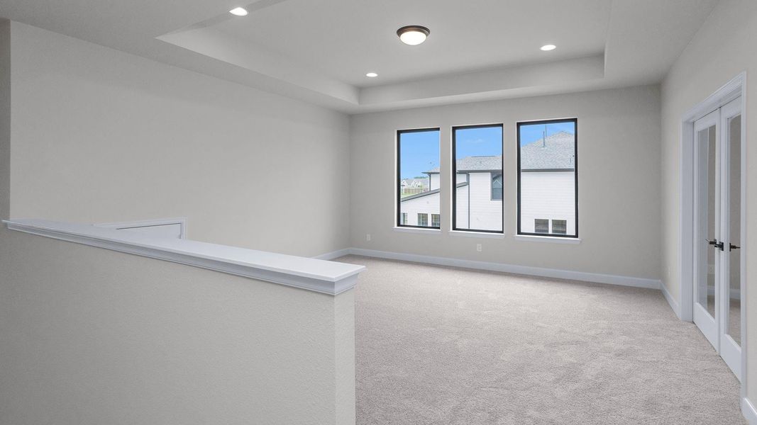 Spacious, unfurnished interior of a new home in Artavia 55' - Valencia, Conroe (Image 17). Spacious, unfurnished interior of a new home in Artavia 55' - Valencia, Conroe (Image 17).