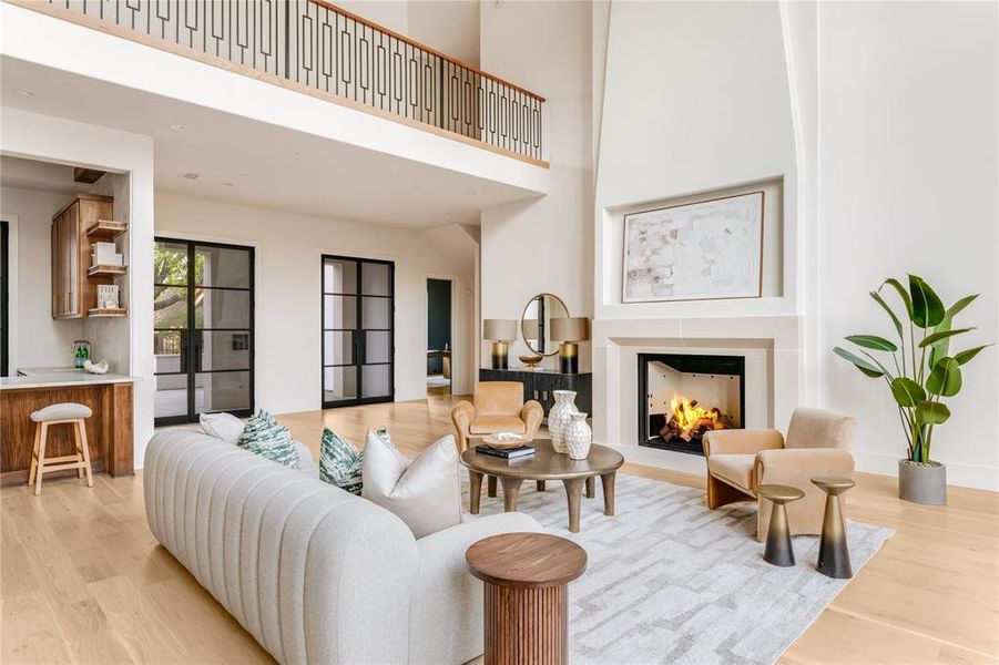 Furnished interior view inside a new home in , Dallas (Image 10).