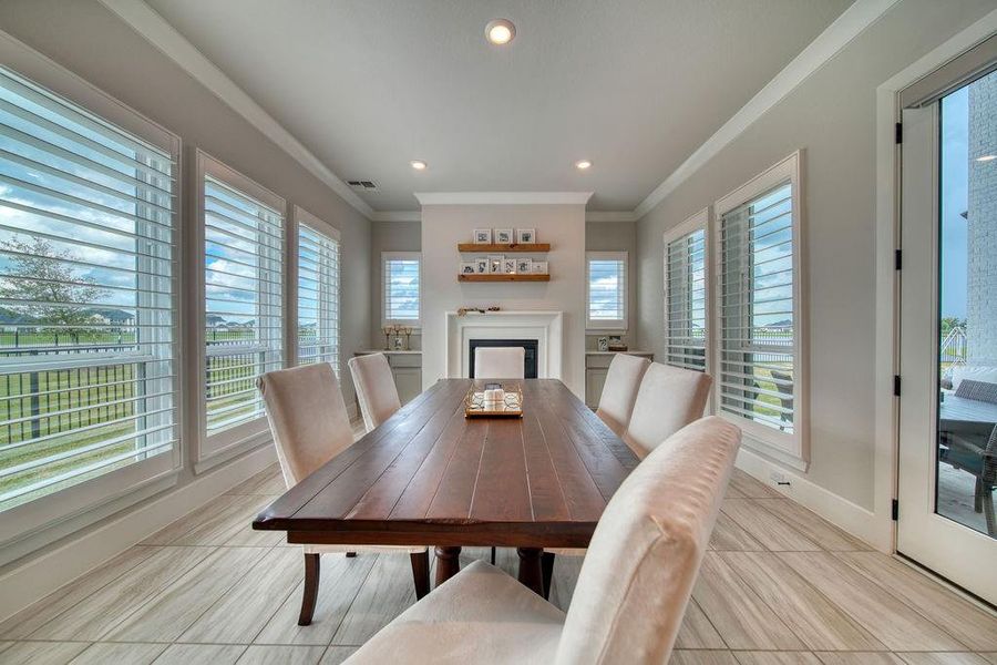 Furnished interior view inside a new home in , Friendswood (Image 38).