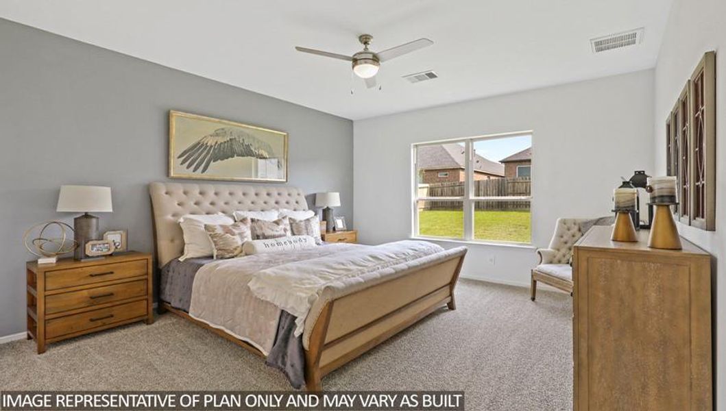 Furnished interior view inside a new home in Hills of Westlake, Conroe (Image 21).