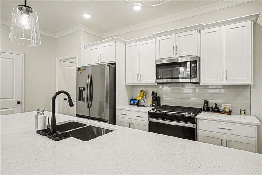 Furnished interior view inside a new home in Gates at Hamilton Grove, Marietta (Image 17).