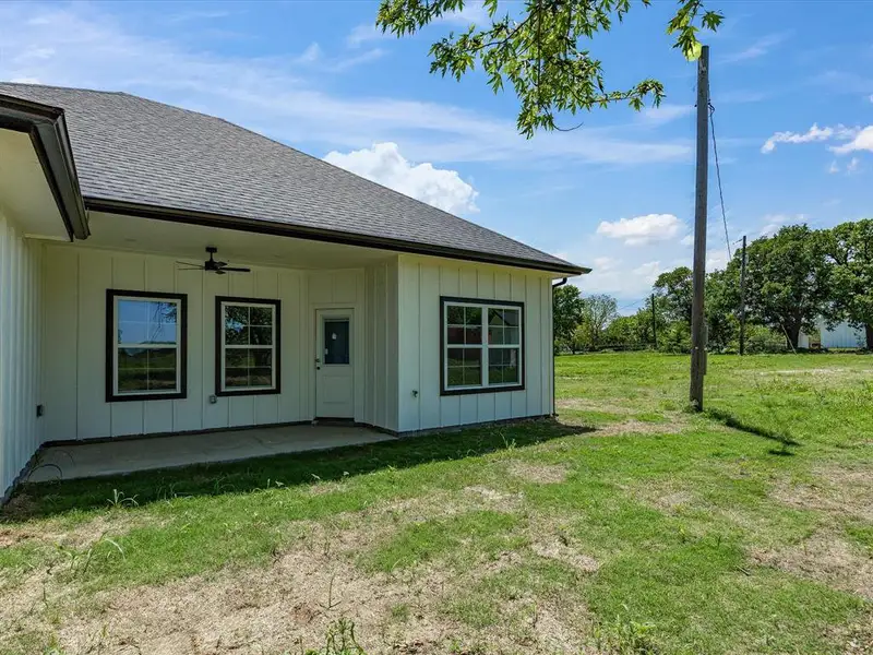 Exterior details and patio area of a home in , Bowie (Image 3).