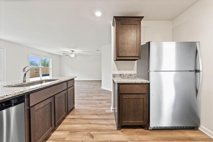 Furnished interior view inside a new home in Vista West, Fort Worth (Image 6).