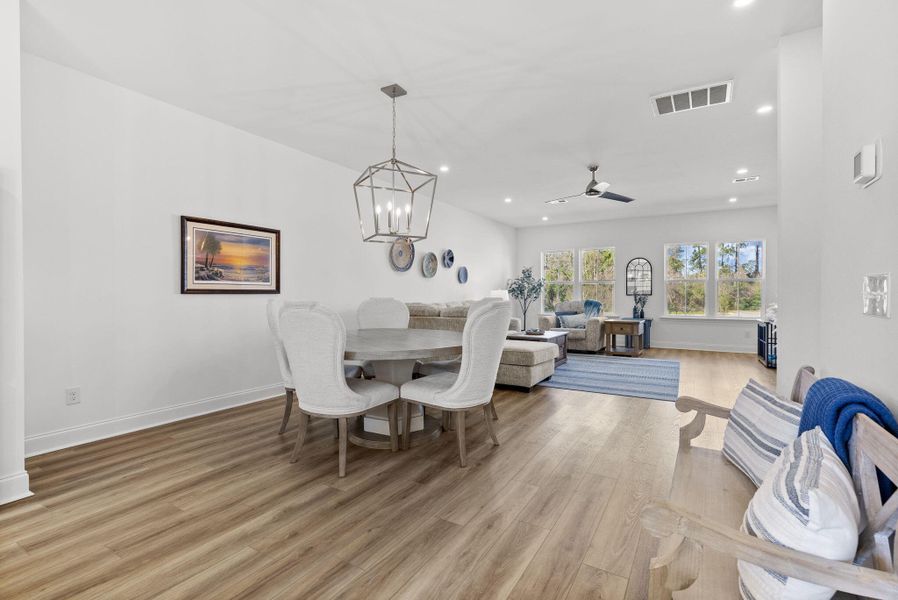 Furnished interior view inside a new home in , Summerville (Image 7).
