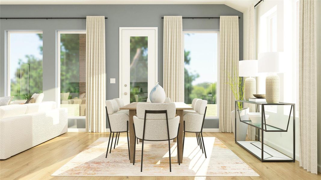 Furnished interior view inside a new home in River Ranch, Dayton (Image 4).