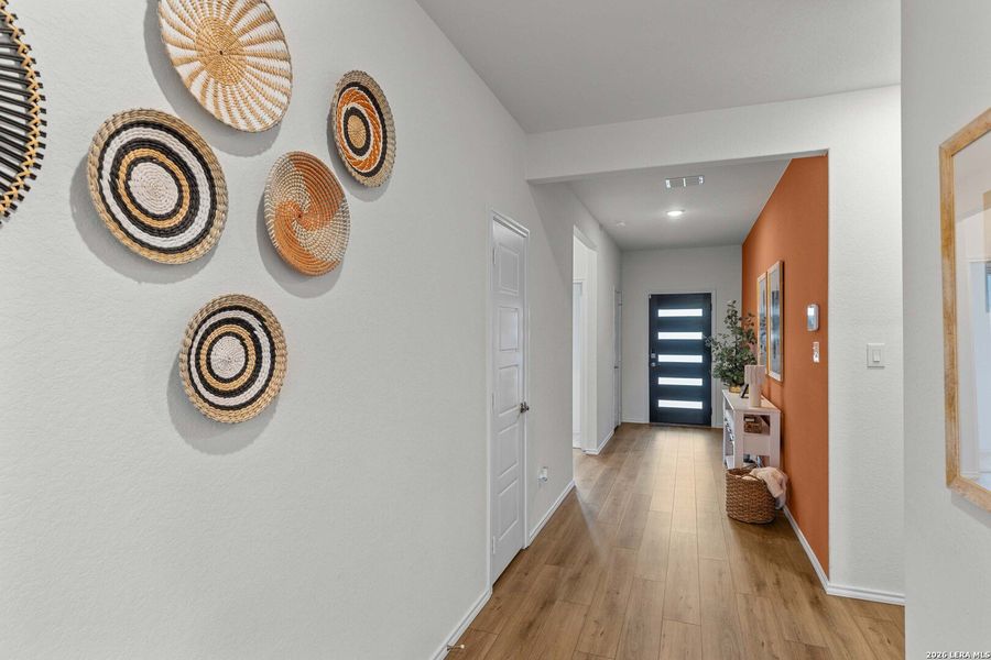 Furnished interior view inside a new home in Royal Crest, San Antonio (Image 12).