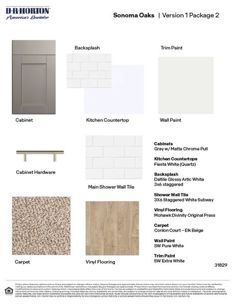 Materials commonly used for homes built from the The Frisco by D.R. Horton in Sonoma Oaks, Fredericksburg (Image 37). Materials commonly used for homes built from the The Frisco by D.R. Horton in Sonoma Oaks, Fredericksburg (Image 37).