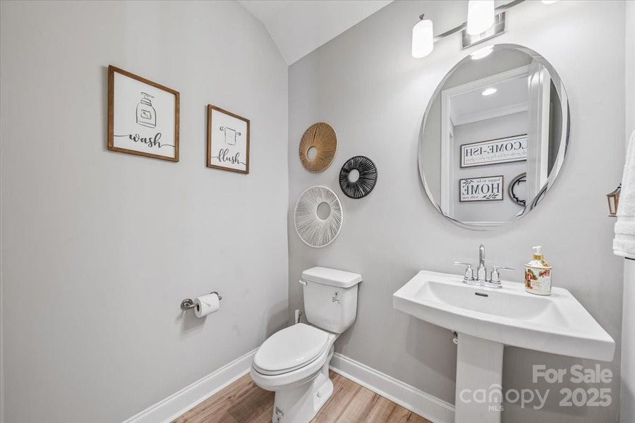 Half Bathroom on Main Floor