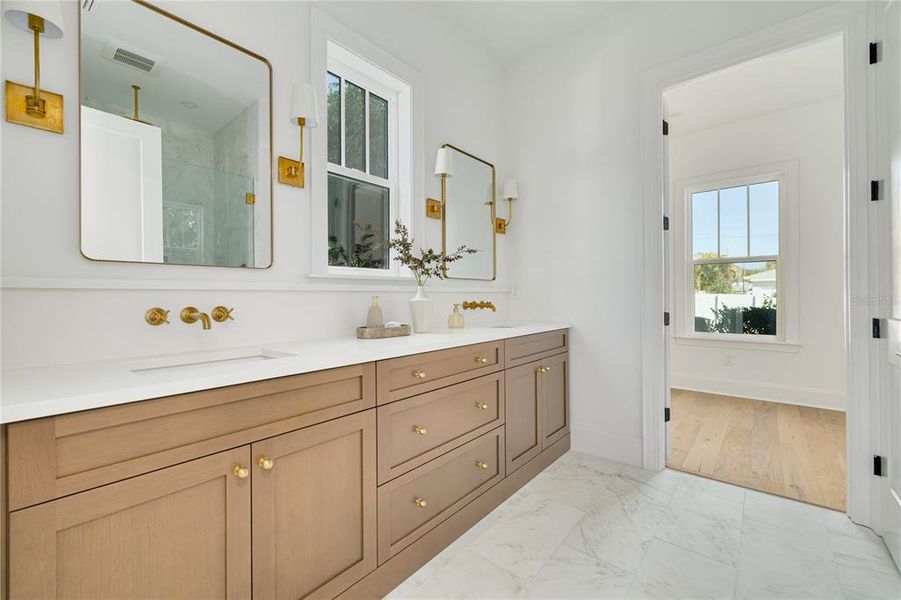 Furnished interior view inside a new home in , St. Petersburg (Image 34).