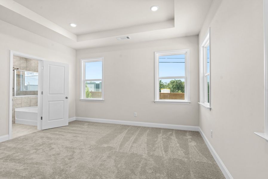 Representative unfurnished interior of a home built from the Kirkwood by Taylor Morrison in Falls Creek, Flowery Branch (Image 38). Representative unfurnished interior of a home built from the Kirkwood by Taylor Morrison in Falls Creek, Flowery Branch (Image 38).